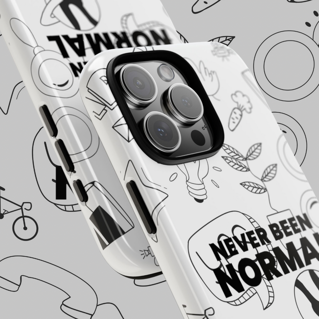 Tough Cases, Unique iPhone Protective Cover, Cool Phone Accessories, Nonconformist Cell Phone Shell, Edgy Mobile Device Case