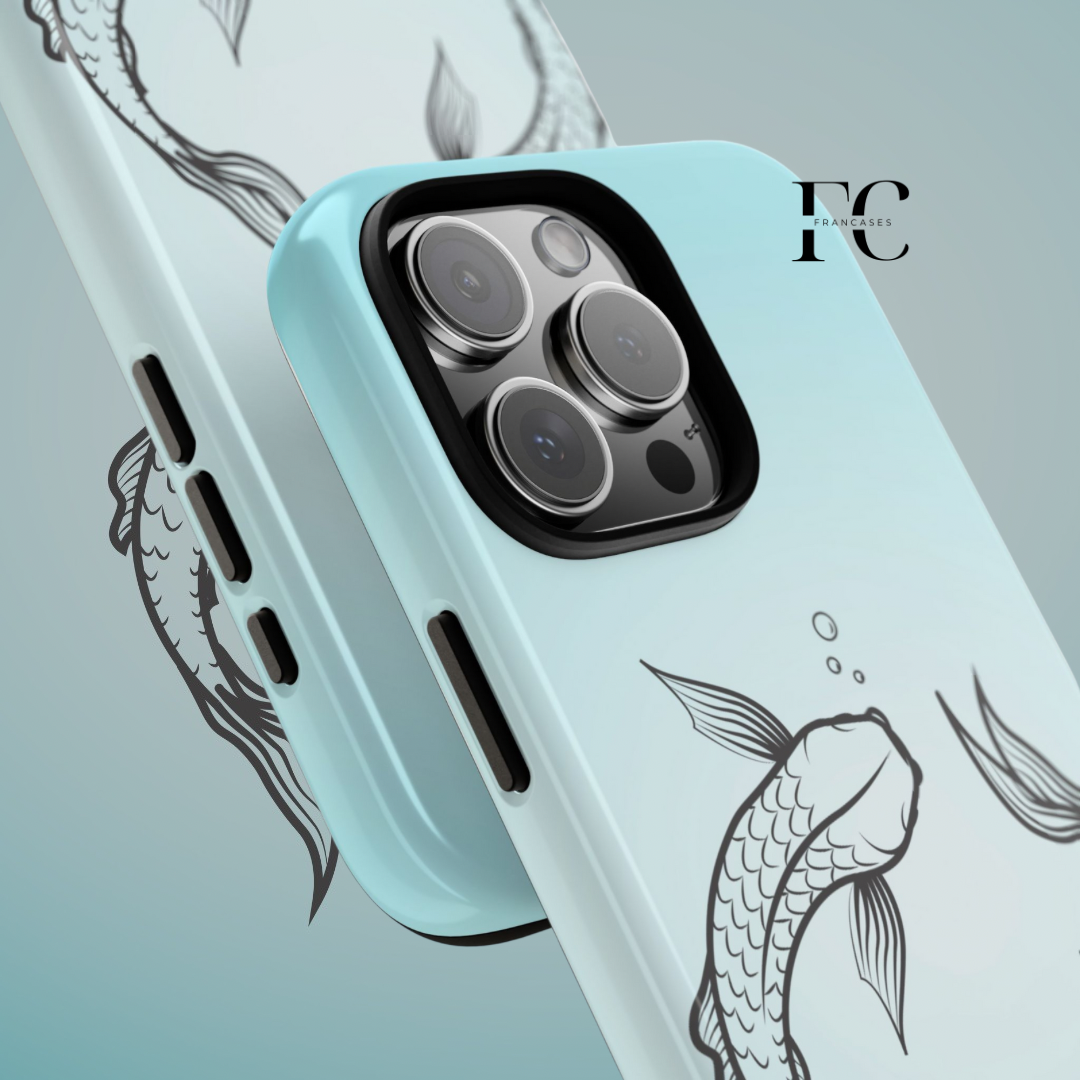 Pisces iPhone Case, Astrology Zodiac Tough Phone Case, Protective Cover, Constellation Gift, Horoscope Accessories