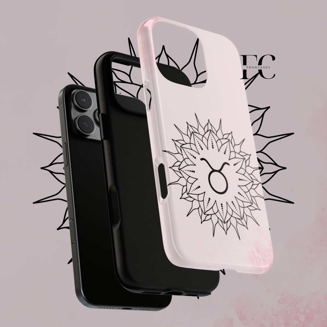 Taurus Sign Tough Cases, Zodiac iPhone Case, Astrology Phone Cover, Bull Symbol Protective Case, Horoscope Gift, Earth Sign Accessories