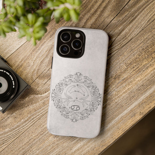 Zodiac Cancer Tough Case - Astrology iPhone Cover, Protective Phone Shell, Horoscope Sign Gift, Personalized Phone Accessories, Zodiac