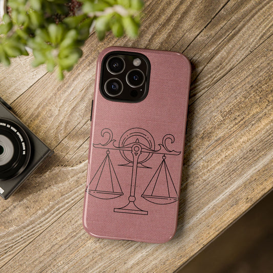 Zodiac Tough Cases, Libra iPhone Cover, Protective Phone Case, Astrology Gift, Horoscope Accessory