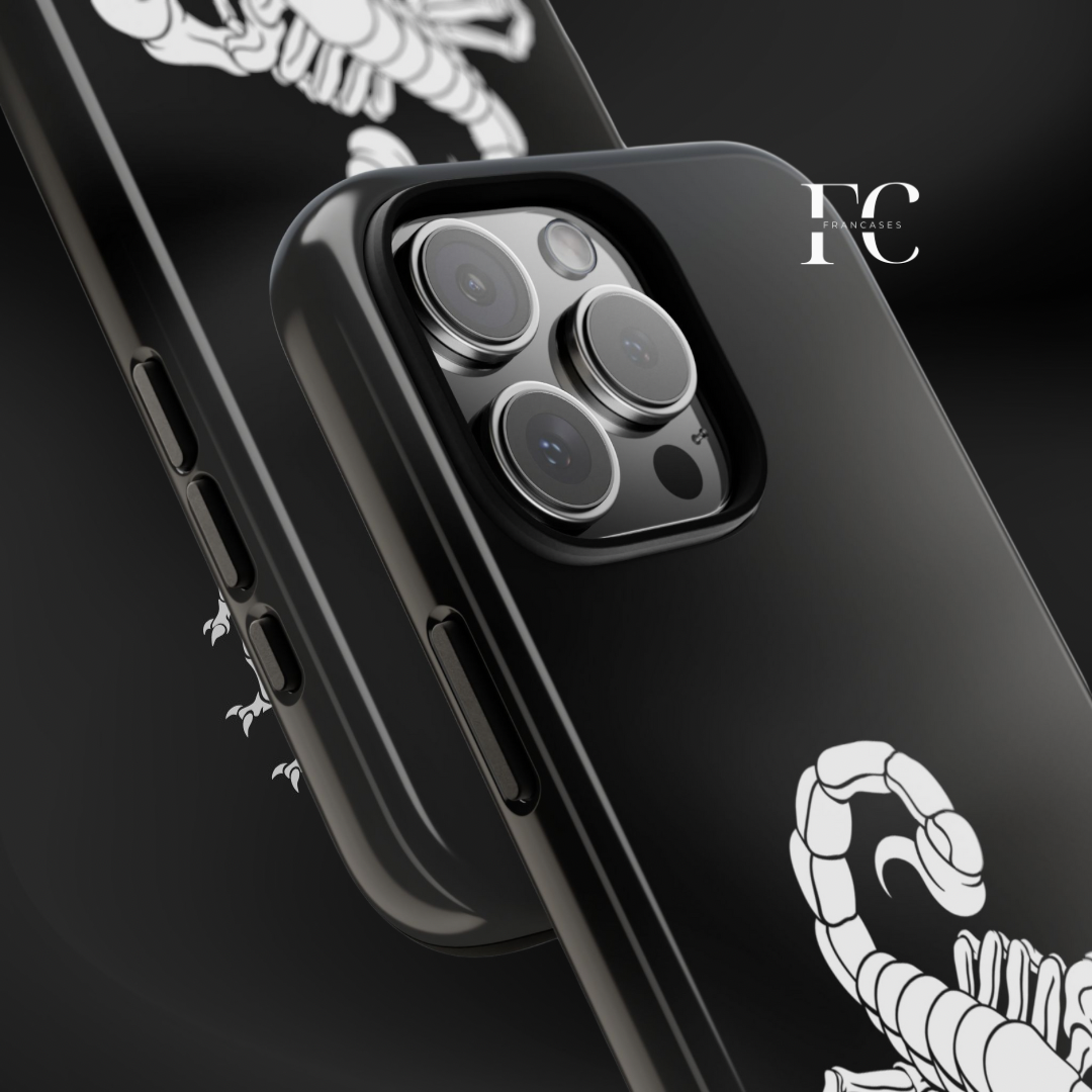 Zodiac iPhone Case, Scorpio Sign Tough Phone Cover, Astrology Gift, Horoscope Accessories, Protective Smartphone Shell