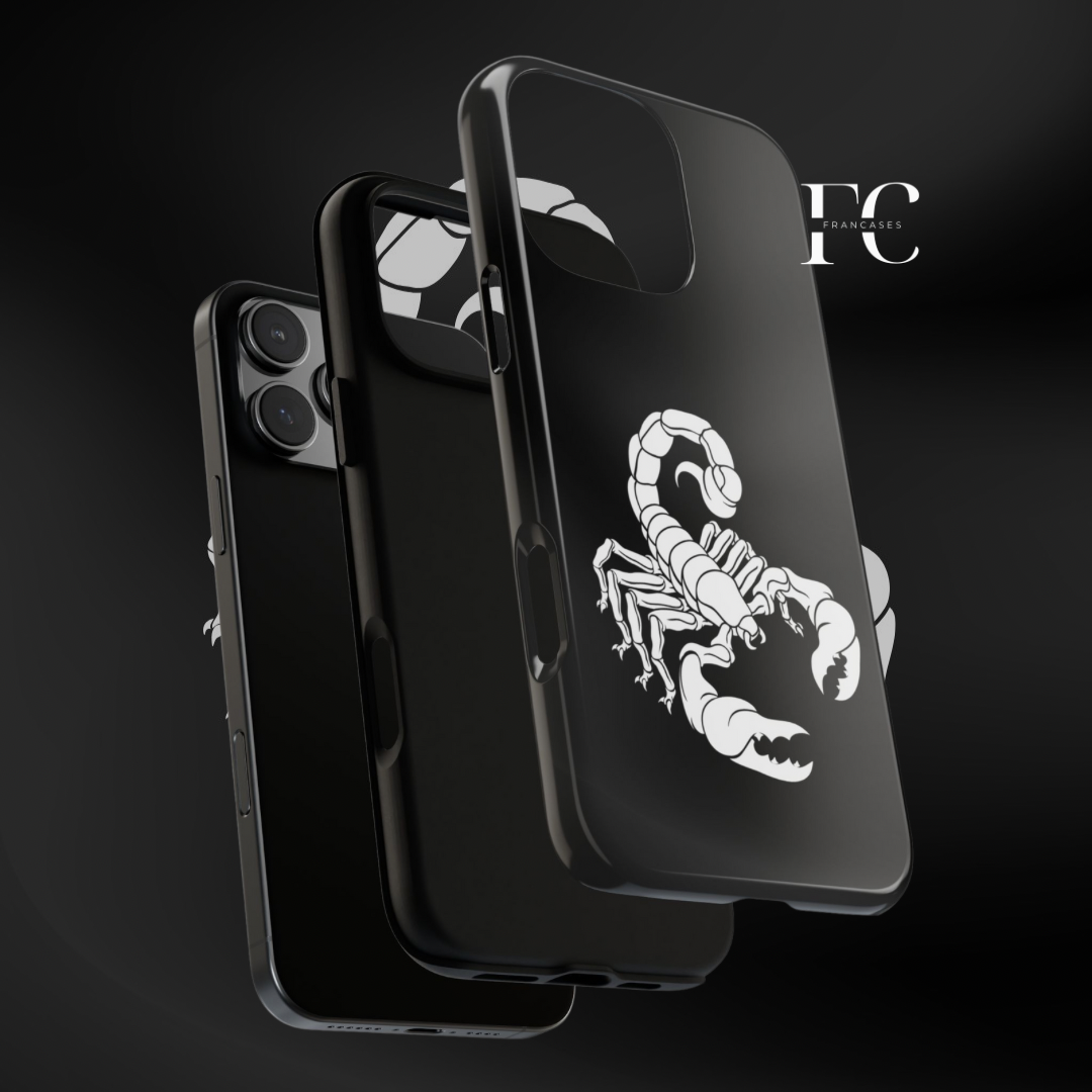 Zodiac iPhone Case, Scorpio Sign Tough Phone Cover, Astrology Gift, Horoscope Accessories, Protective Smartphone Shell