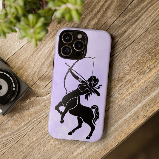 Zodiac iPhone Case, Sagitarius Sign Tough Case, Astrology Phone Cover, Protective Case, Gift for Zodiac Lover, Horoscope Phone Accessory