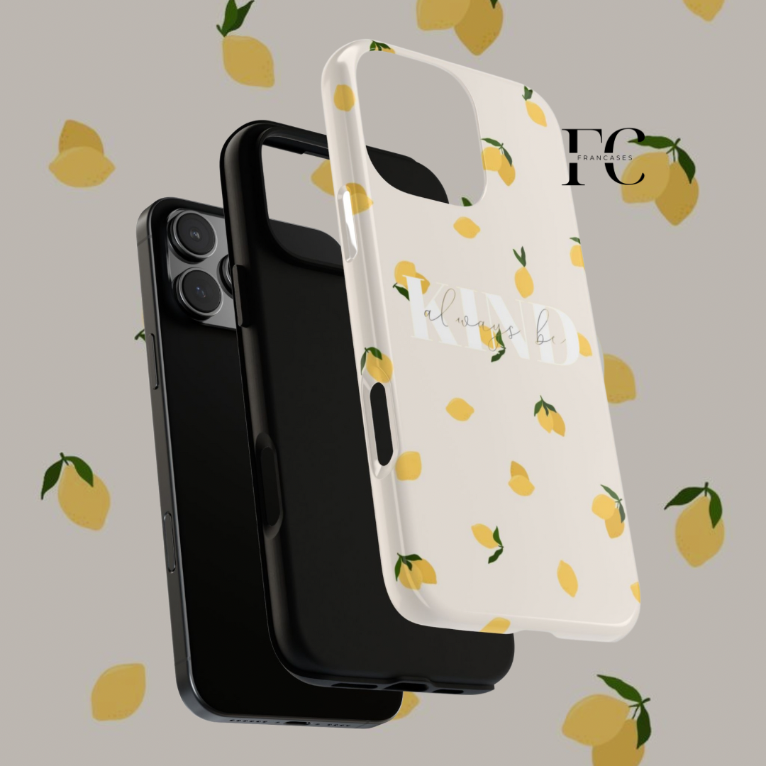 Tough Cases, Be Kind iPhone Cover, Protective Phone Shell, Durable Case, Phone Accessories, Inspirational Quote