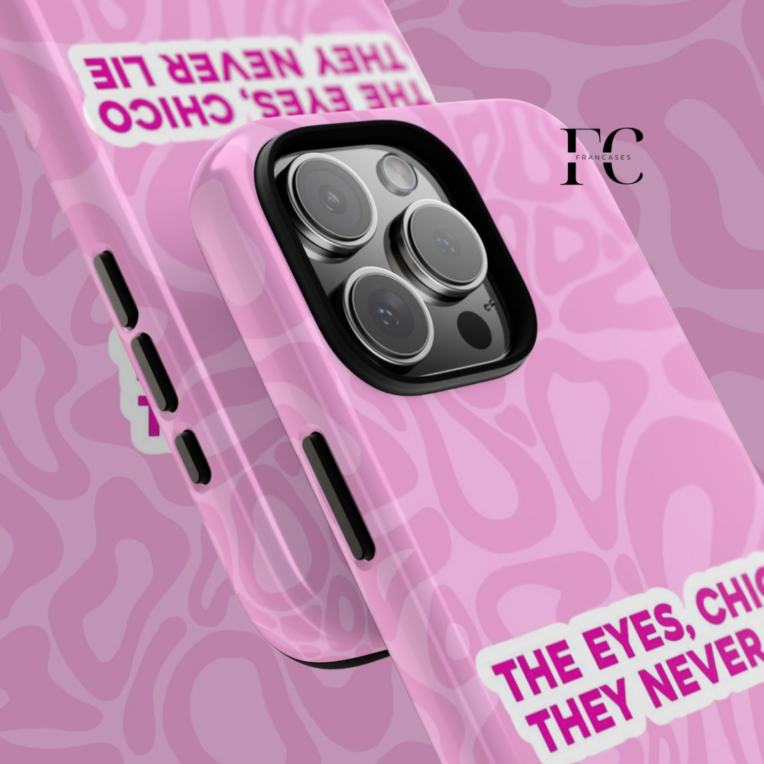 iPhone Case, Eyes Chico Pink Phone Cover, Tough Protective Case, Unique Gift, Phone Accessories