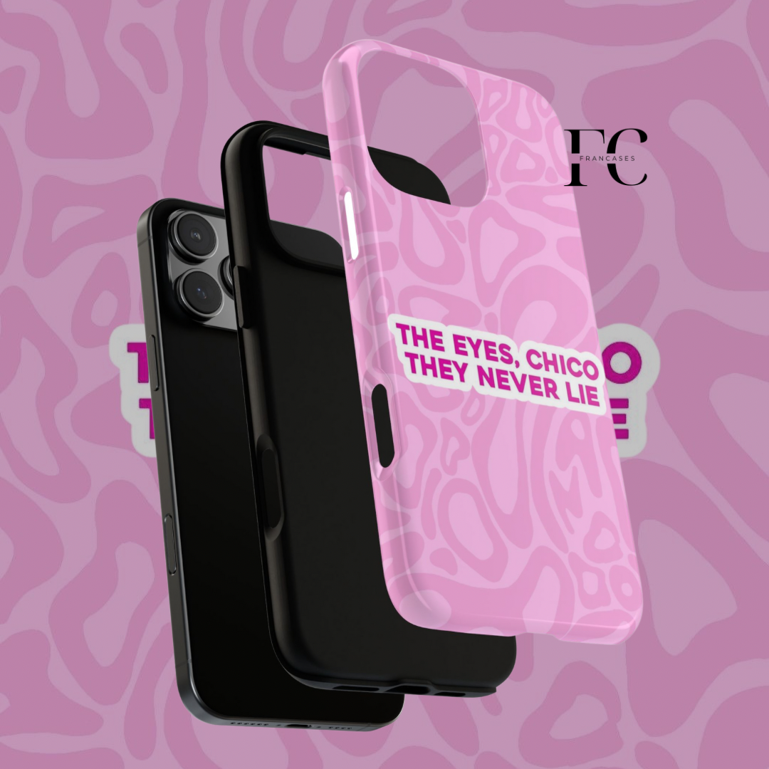 iPhone Case, Eyes Chico Pink Phone Cover, Tough Protective Case, Unique Gift, Phone Accessories