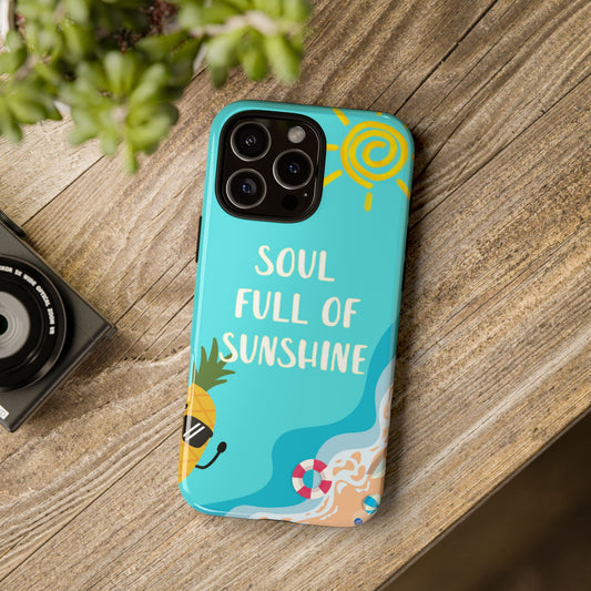 Sunshine Soul Tough Cases, Protective Phone Cover, Durable Device Shell, Gift for Her, Birthday Present