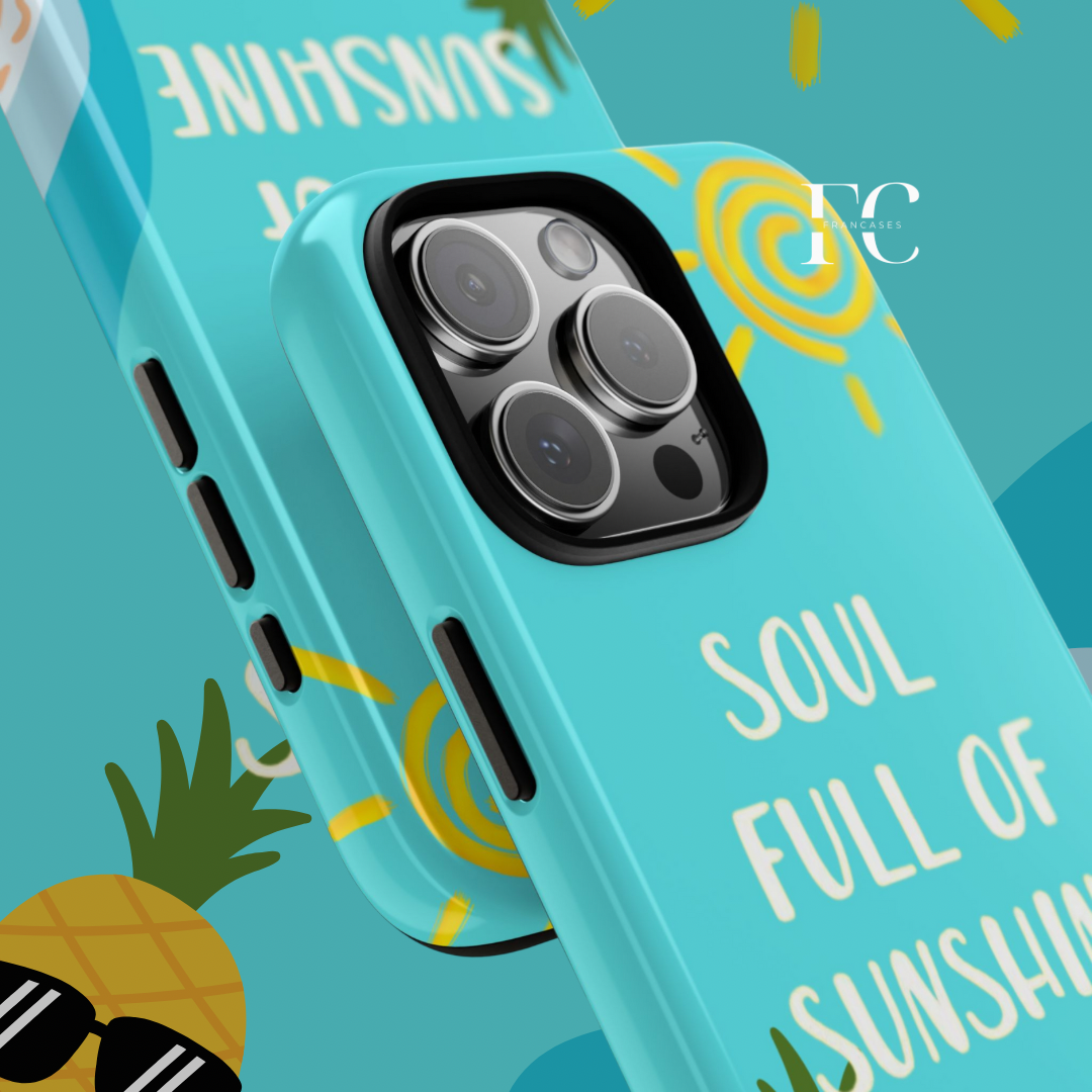 Sunshine Soul Tough Cases, Protective Phone Cover, Durable Device Shell, Gift for Her, Birthday Present