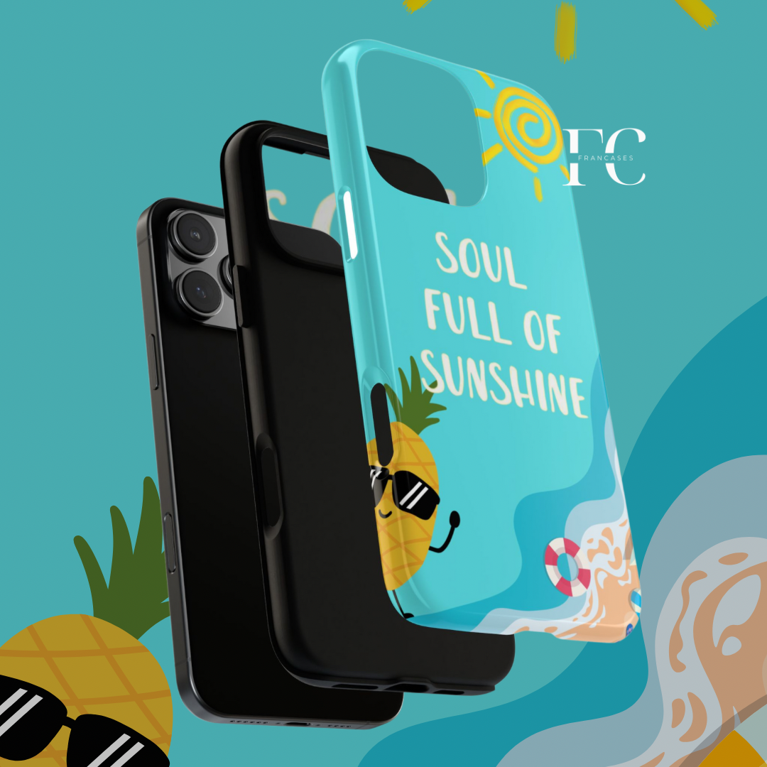 Sunshine Soul Tough Cases, Protective Phone Cover, Durable Device Shell, Gift for Her, Birthday Present
